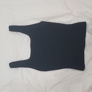 Babaton sculpt knit squareneck tank Black XS